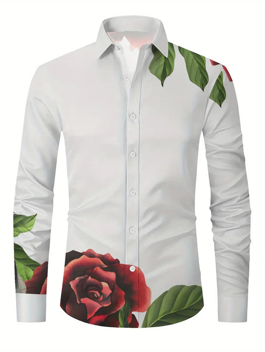 Fashion men's polka dot men's shirt