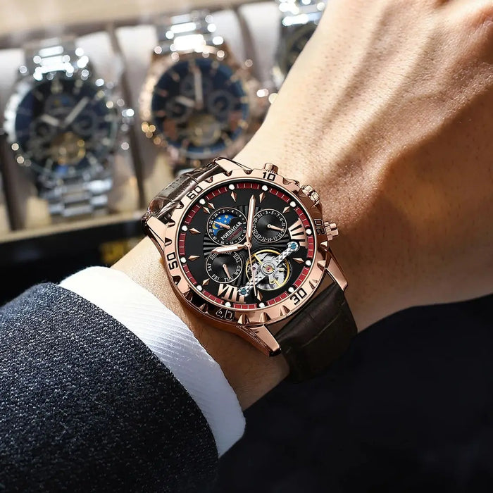 POEDAGAR Luxury Automatic Male Watch