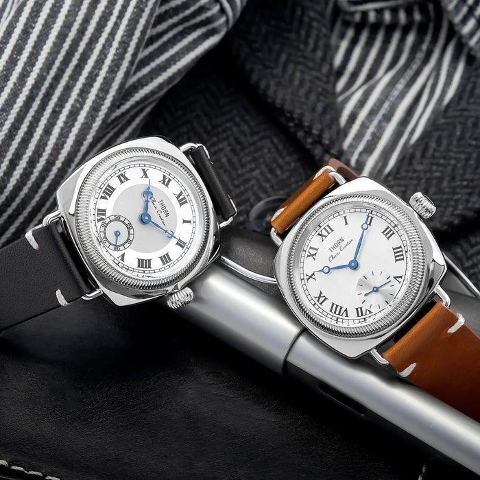 THORN  T002 Watch Tribute To Classic Oyster Style Antique Pillow Shaped Watch,