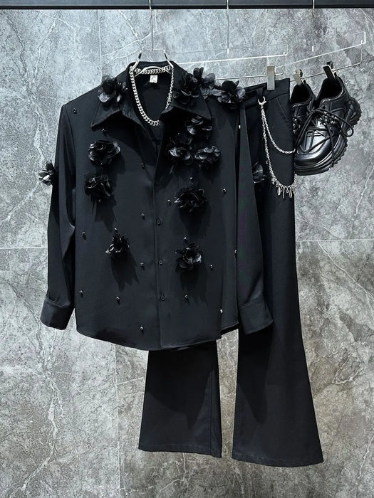 Fashion Handsome Long-sleeved Shirt