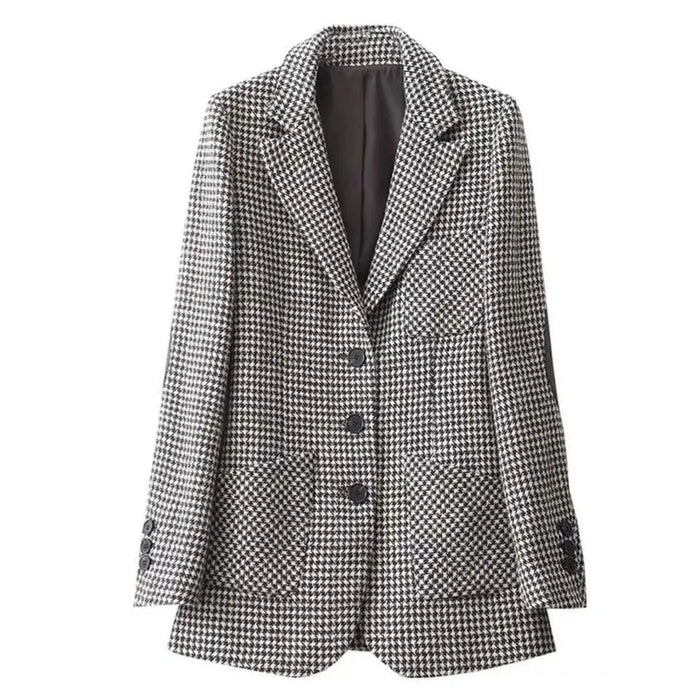 Houndstooth Woolen Suit