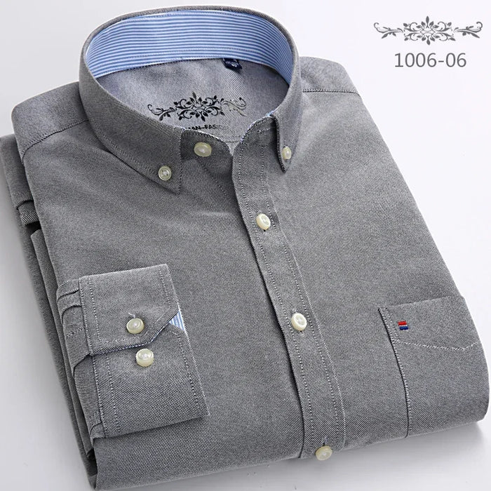Men's 100% Cotton Smart Casual Shirt