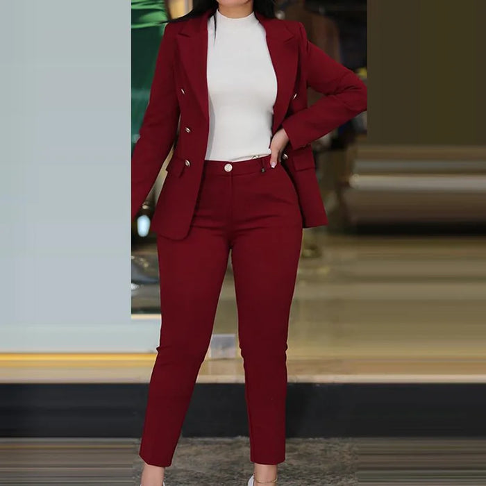 Women Two Pieces Pant Suits,