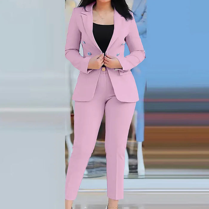 Women Two Pieces Pant Suits,