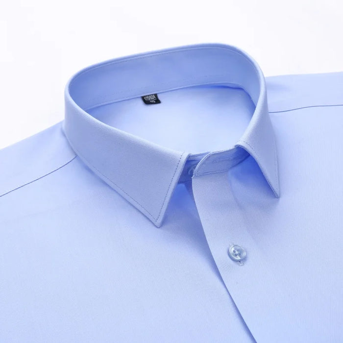 High-end 8XL New Modal Anti-wrinkle Business Casual Work Man Shirts